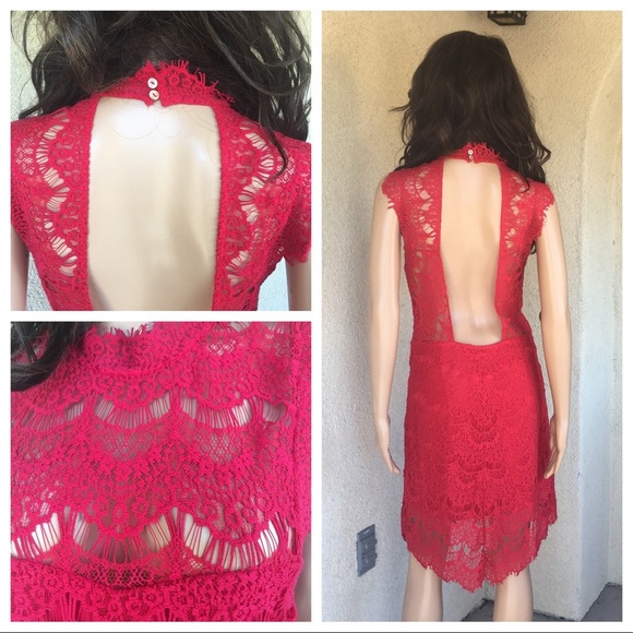 NWT intimately free people cherry dress size L - Picture 4 of 8